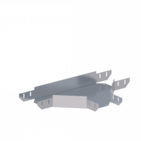 Лоток тройниковый горизонтальный ЛМс-Т 150х50-1,5ц УТ1,5
