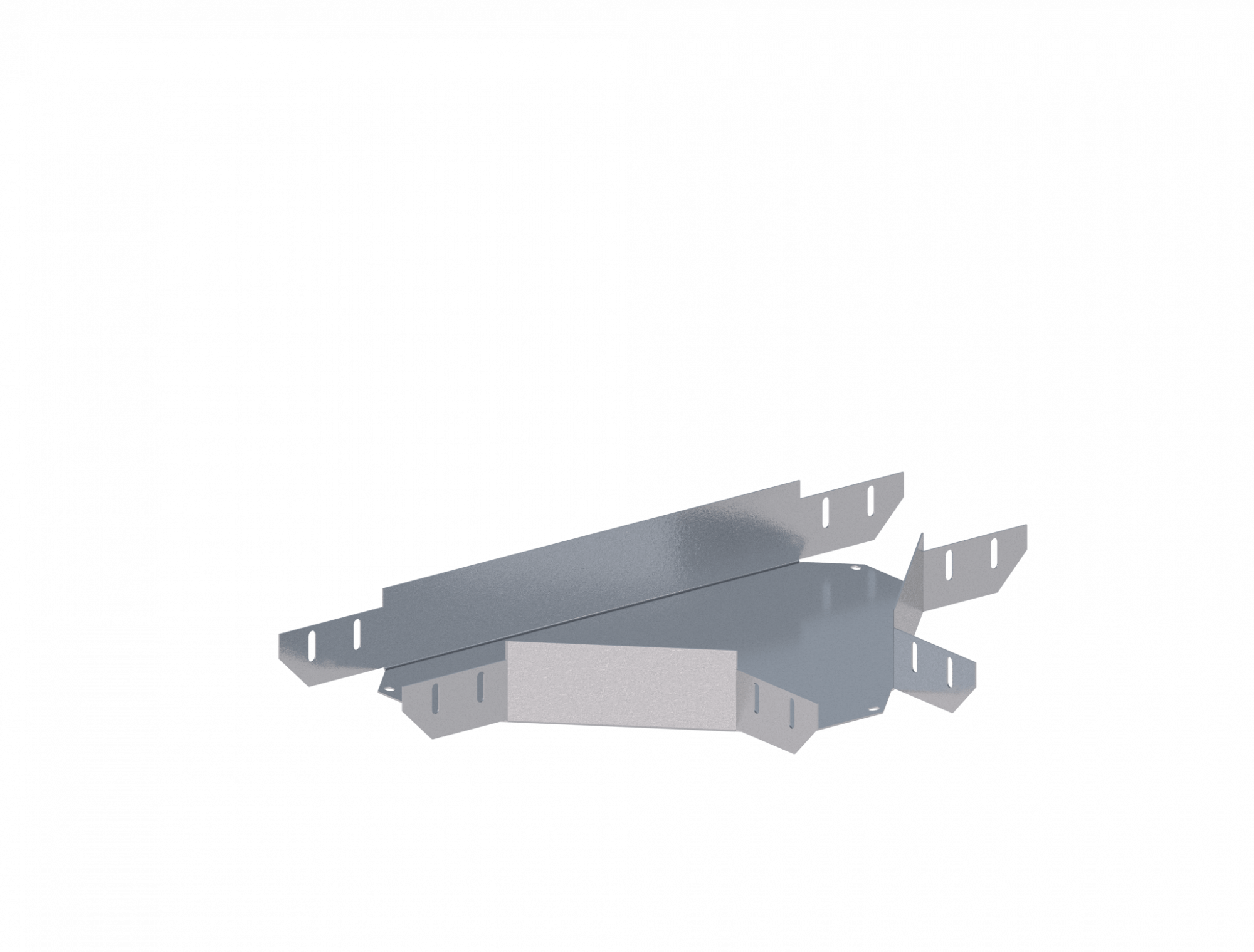 Лоток тройниковый горизонтальный ЛМс-Т 150х50-1,5ц УТ1,5