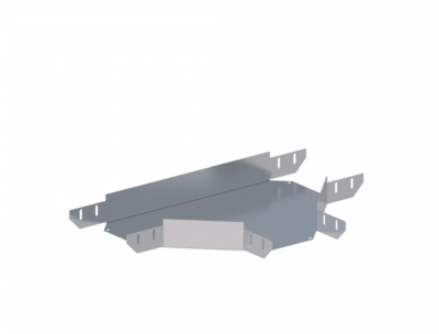 Лоток тройниковый горизонтальный ЛМс-Т 200х150-1,0ц УТ1,5