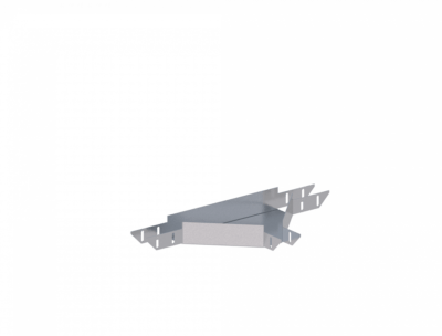 Лоток тройниковый горизонтальный ЛМс-Т 50х50-1,0ц УТ1,5