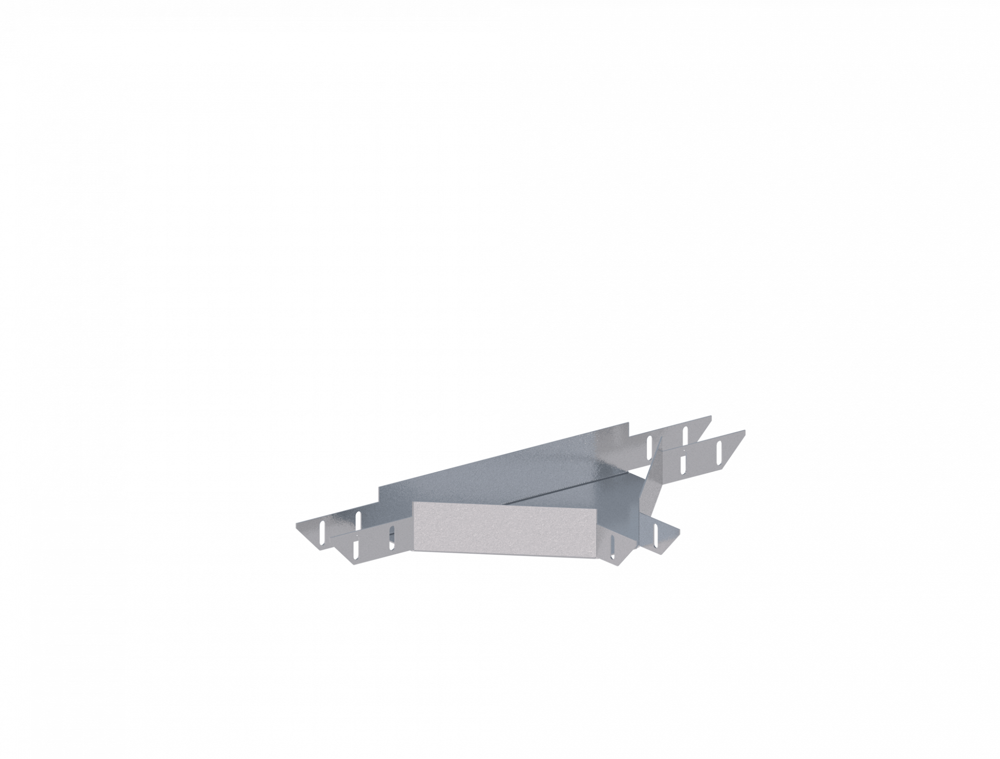 Лоток тройниковый горизонтальный ЛМс-Т 50х50-1,0ц УТ1,5