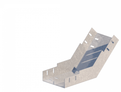 Лоток угловой вертикальный вверх ЛМс-45В 150х100-1,0ц УТ2,5