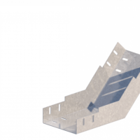 Лоток угловой вертикальный вверх ЛМс-45В 150х100-1,5ц УТ2,5