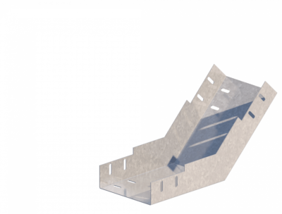 Лоток угловой вертикальный вверх ЛМс-45В 150х80-1,0ц УТ2,5