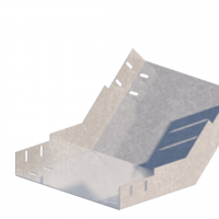 Лоток угловой вертикальный вверх ЛМс-45В 300х200-0,7ц УТ2,5