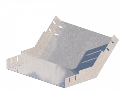 Лоток угловой вертикальный вверх ЛМс-45В 500х65-1,5ц УТ2,5