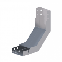 Лоток угловой вертикальный вверх ЛМс-90В 150х80-1,0ц УТ1,5