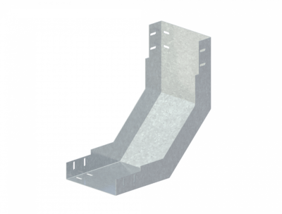 Лоток угловой вертикальный вверх ЛМс-90В 200х200-1,2ц УТ2,5