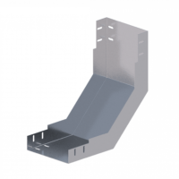 Лоток угловой вертикальный вверх ЛМс-90В 200х200-1,5ц УТ1,5