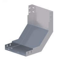 Лоток угловой вертикальный вверх ЛМс-90В 300х50-1,2ц УТ1,5