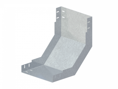 Лоток угловой вертикальный вверх ЛМс-90В 300х80-1,2ц УТ2,5