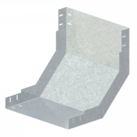 Лоток угловой вертикальный вверх ЛМс-90В 600х200-1,5ц УТ2,5