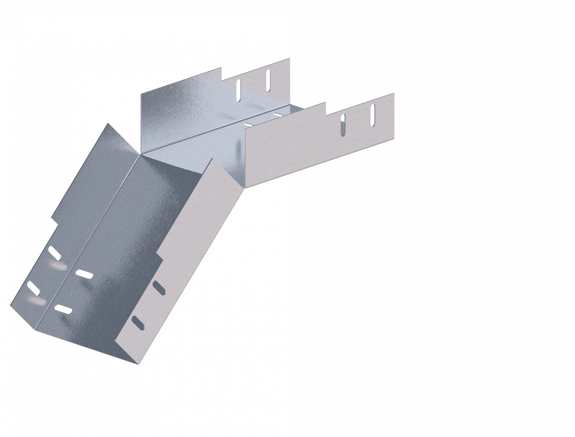Лоток угловой вертикальный вниз ЛМс-45Н 150х150-2,0ц УТ1,5