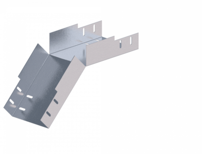 Лоток угловой вертикальный вниз ЛМс-45Н 150х80-1,0ц УТ1,5