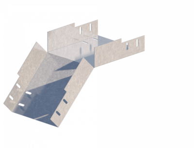 Лоток угловой вертикальный вниз ЛМс-45Н 200х65-1,2ц УТ2,5