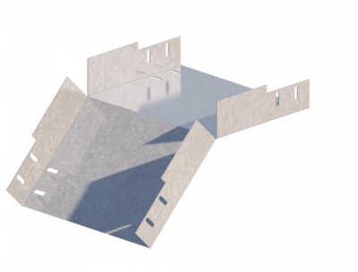 Лоток угловой вертикальный вниз ЛМс-45Н 300х100-1,0ц УТ2,5