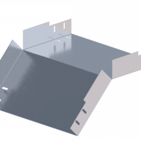 Лоток угловой вертикальный вниз ЛМс-45Н 500х50-1,0ц УТ1,5