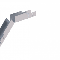 Лоток угловой вертикальный вниз ЛМс-45Н 50х50-1,2ц УТ1,5