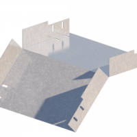 Лоток угловой вертикальный вниз ЛМс-45Н 600х100-1,0ц УТ2,5