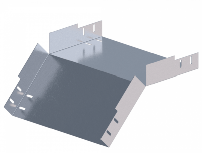 Лоток угловой вертикальный вниз ЛМс-45Н 600х150-1,2ц УТ1,5
