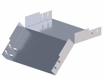 Лоток угловой вертикальный вниз ЛМс-45Н 600х50-2,0ц УТ1,5
