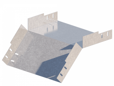 Лоток угловой вертикальный вниз ЛМс-45Н 600х65-1,5ц УТ2,5