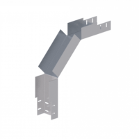 Лоток угловой вертикальный вниз ЛМс-90Н 100х80-1,2ц УТ1,5