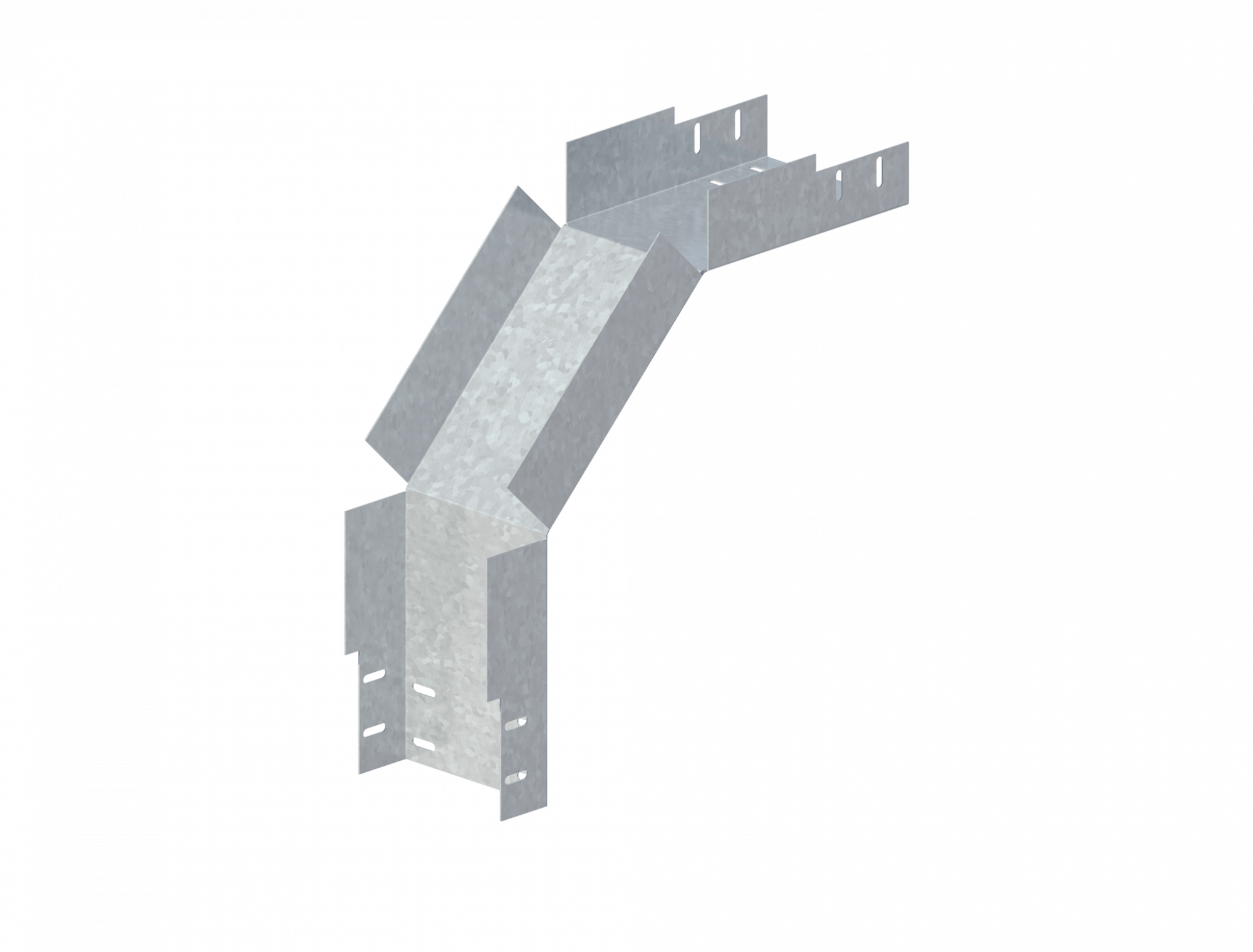 Лоток угловой вертикальный вниз ЛМс-90Н 150х100-0,7ц УТ2,5