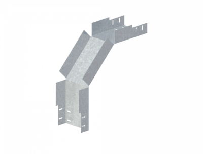 Лоток угловой вертикальный вниз ЛМс-90Н 150х150-0,7ц УТ2,5
