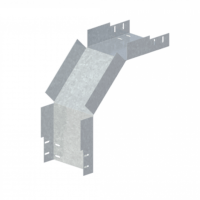 Лоток угловой вертикальный вниз ЛМс-90Н 200х50-1,2ц УТ2,5