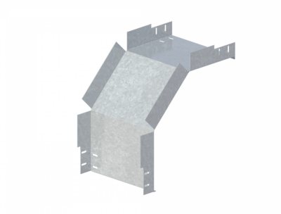 Лоток угловой вертикальный вниз ЛМс-90Н 300х80-0,7ц УТ2,5