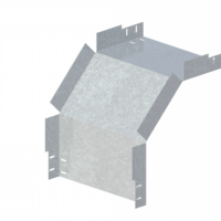 Лоток угловой вертикальный вниз ЛМс-90Н 400х50-0,7ц УТ2,5