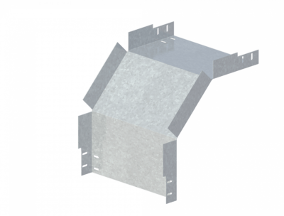 Лоток угловой вертикальный вниз ЛМс-90Н 500х150-0,7ц УТ2,5