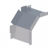 Лоток угловой вертикальный вниз ЛМс-90Н 500х80-1,0ц УТ1,5
