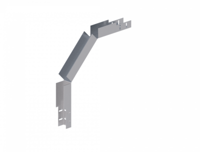 Лоток угловой вертикальный вниз ЛМс-90Н 50х50-1,5ц УТ1,5