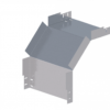 Лоток угловой вертикальный вниз ЛМс-90Н 600х200-2,0ц УТ1,5