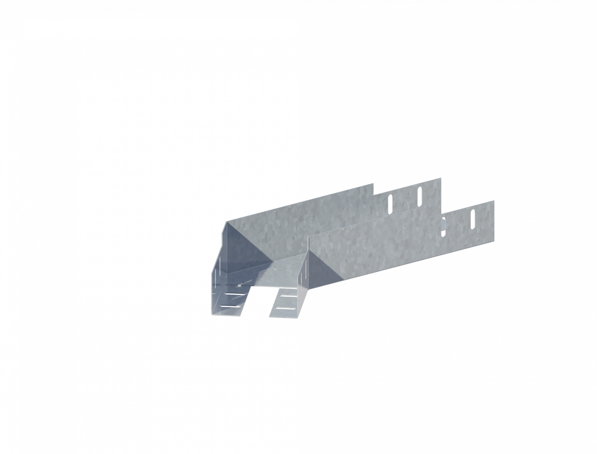Лоток угловой горизонтальный ЛМс-135Г 100х50-1,2ц УТ2,5