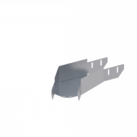 Лоток угловой горизонтальный ЛМс-135Г 100х80-1,2ц УТ1,5