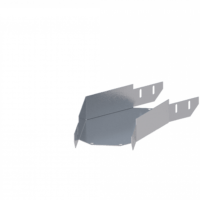 Лоток угловой горизонтальный ЛМс-135Г 150х100-1,5ц УТ1,5