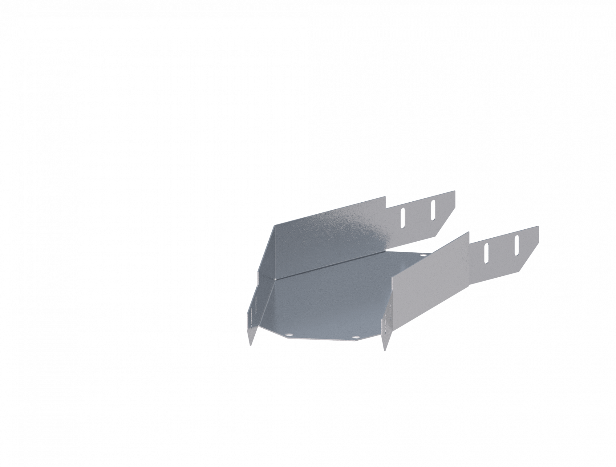 Лоток угловой горизонтальный ЛМс-135Г 150х150-1,2ц УТ1,5
