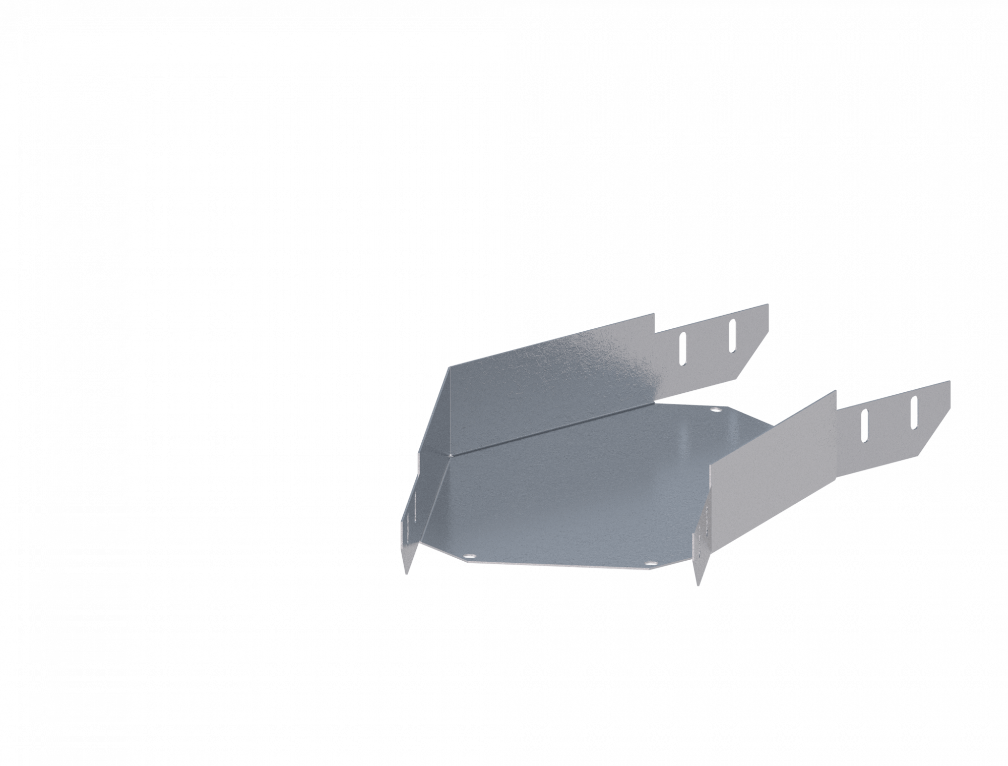 Лоток угловой горизонтальный ЛМс-135Г 200х200-1,0ц УТ1,5