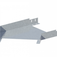 Лоток угловой горизонтальный ЛМс-135Г 400х150-2,0ц УТ2,5