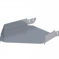 Лоток угловой горизонтальный ЛМс-135Г 500х100-1,2ц УТ1,5