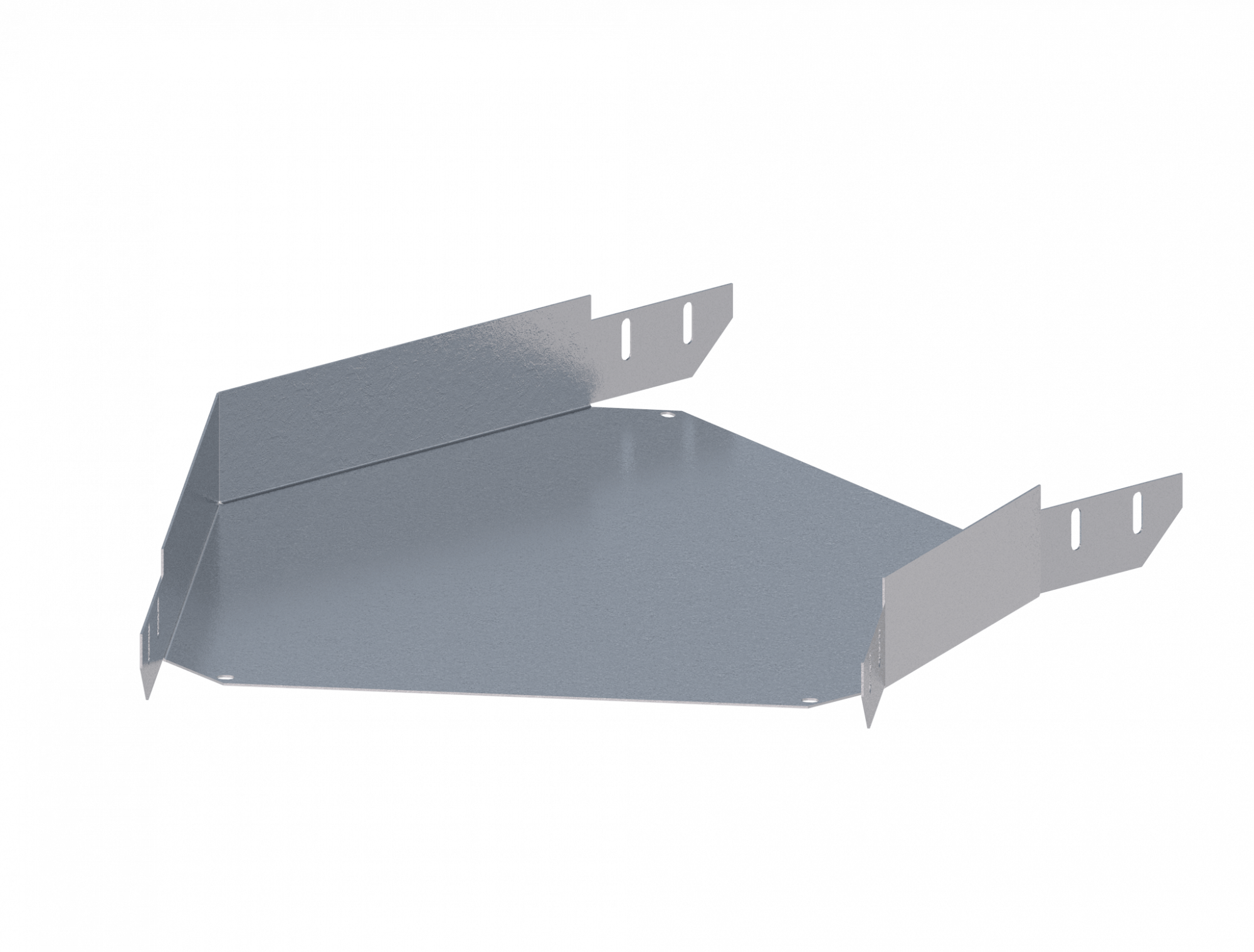 Лоток угловой горизонтальный ЛМс-135Г 600х80-1,2ц УТ1,5