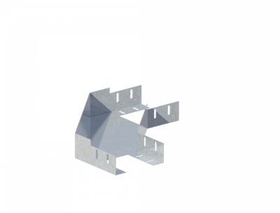 Лоток угловой горизонтальный ЛМс-90Г 150х150-1,5ц УТ2,5