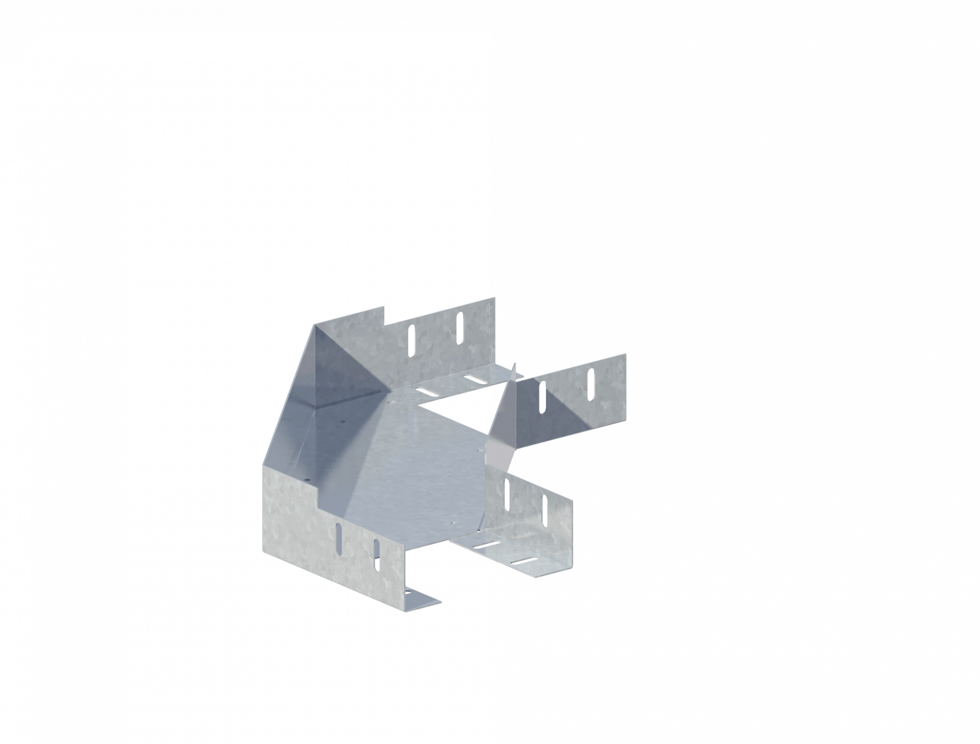 Лоток угловой горизонтальный ЛМс-90Г 150х65-1,0ц УТ2,5