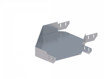 Лоток угловой горизонтальный ЛМс-90Г 300х150-1,2ц УТ1,5