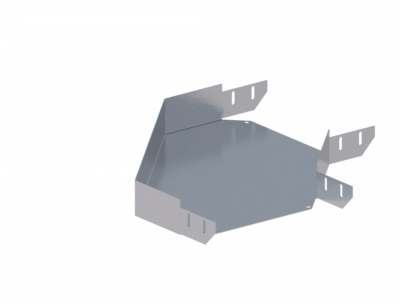 Лоток угловой горизонтальный ЛМс-90Г 300х200-1,2ц УТ1,5