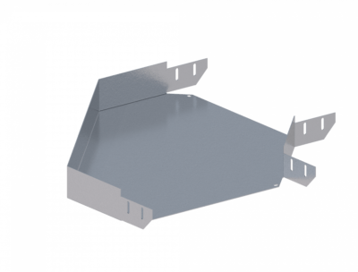 Лоток угловой горизонтальный ЛМс-90Г 500х200-1,0ц УТ1,5