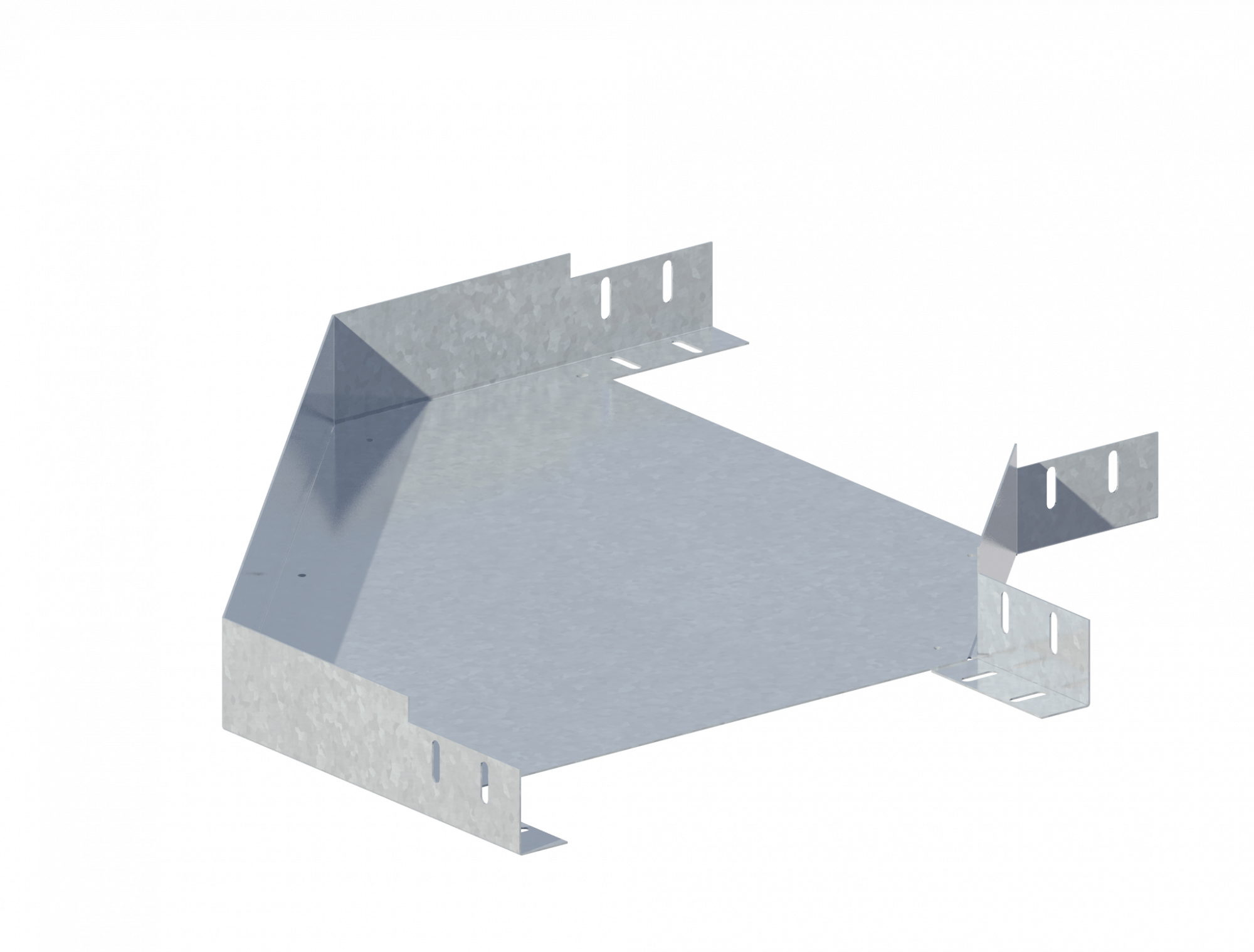 Лоток угловой горизонтальный ЛМс-90Г 500х50-1,5ц УТ2,5